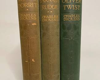 Three Charles Dickens Books Published By Charles Sribner's Sons In 1910 And 1911
