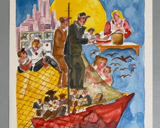 Chaim Gross, International Conference On Population, 1984 For World Federation Of United Nations
