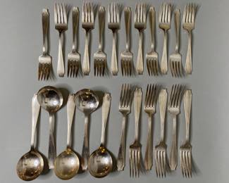 23 Piece Partial Wallace Flatware Service
