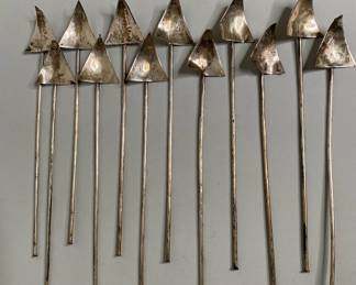 Collection Of Mexican Sterling Silver Utensils
