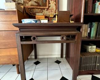 Modern Antique Side Table. Solid Wood