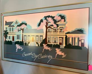 1983 New Orleans Crescent city classic poster