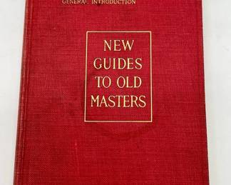 1st Edition John C. Van Dyke’s 1914 London New Guides To Old Masters