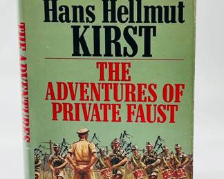 First American Edition "The Adventures Of Private Faust" 1971 Hans Hellmut Kirst