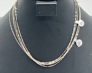 (4) Silver Electroplate Necklaces
