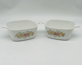 (2) Corning Ware 2 3/4 Cup “Spice of Life” P-43-B
