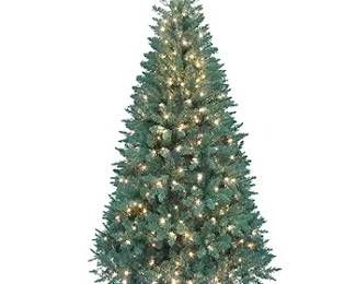 Lot 497 | 7.5 foot pre lit Brighton fir Christmas tree