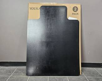 Lot 458 | New Youkada 36×48" 2 Pack Black Chair Mat
