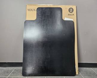 Lot 457 | New Youkada 36×48" 2 Pack Black Chair Mat