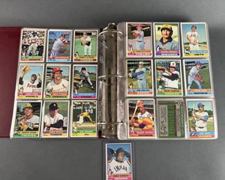 Lot 201 | 1976 Topps Baseball Card Set Eckersley