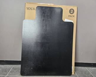 Lot 460 | New Youkada 36×48" 2 Pack Black Chair Mat