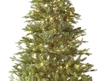 Lot 349 | North Pole Trading Co Prelit Christmas Tree
