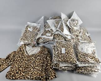 Lot 394 | New Womens Fashion Leopard Print Bodysuits