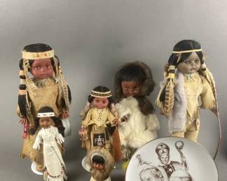 Lot 147 | Vintage Native American Dolls & More