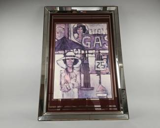 Lot 88 | Mirror Framed Vintage 40"×28" Print