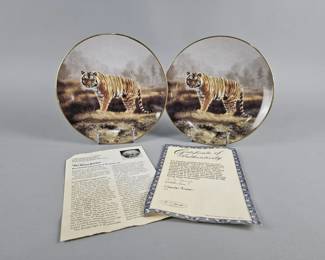 Lot 70 | Charles Frace Royal Bengal Collectible Plates