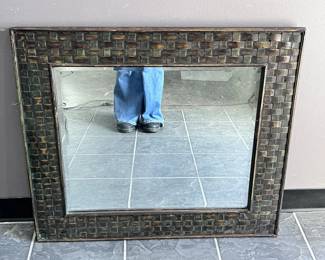 Lot 191 | Vintage Wood Framed Mirror