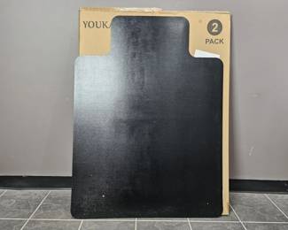 Lot 461 | New Youkada 36×48" 2 Pack Black Chair Mat