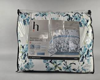 Lot 302 | New Home Expressions 8pc Queen Bedding Set