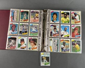 Lot 205 | 1980 Topps Baseball Cards Set Rickey Henderson
