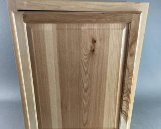 Lot 416 | 24" natural hickory wall cabinet