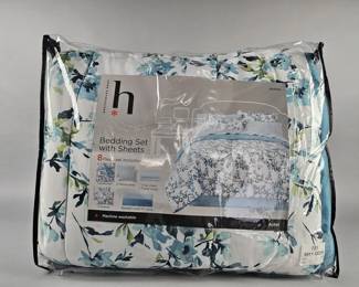 Lot 297 | New Home Expressions 8pc Queen Bedding Set