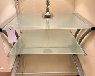 Glass Multimedia Stand