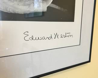 Framed & Matted 1927 Photography Print "Shells" by Edward Weston