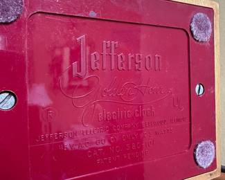 Jefferson Golden Hour Electric Clock