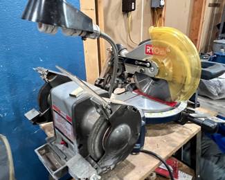  Craftsman Double Bench Grinder, Ryobi Compound Miter Saw