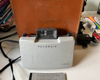 1965 Polaroid Automatic Instant Pack Film Land Camera - Model 104 
