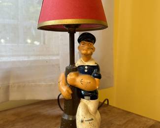 1935 Popeye the Sailor Lamp