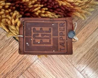 1960's Ege Taepper Abstract Block Rug
