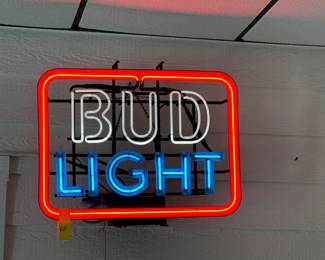 Vintage Bud Light sign $60.00