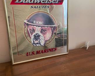 USMC Budweiser sign $90.00