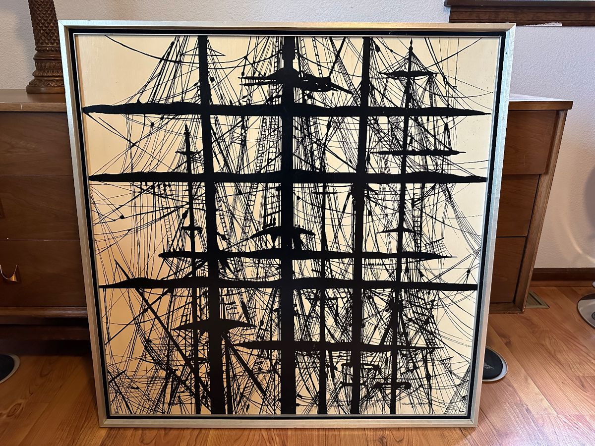 Large Wall Hanging “Masts” by William Seaman