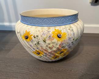 Vintage Hand Painted Planter