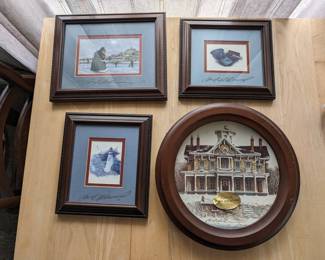 Ben Richmond Framed Wall Hangings~ Signed