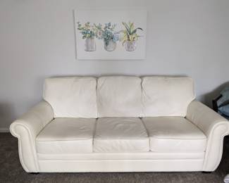 Beautiful Leather Sofa!