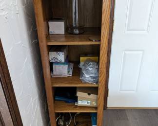 Wood Storage Cabinet
