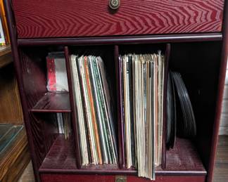 Vinyl Albums & Cabinet