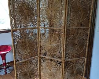 Wicker Room Divider