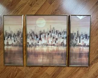 Vintage 3 Piece Wall Hanging