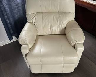 Leather Swivel Recliner