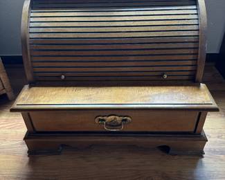Vintage Roll-Top Cabinet