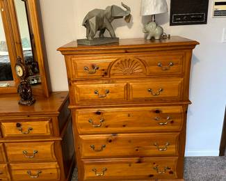 Solid Wood Dresser (1 of 2 matching pieces)