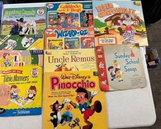 Vintage Children’s Vinyl Albums! 