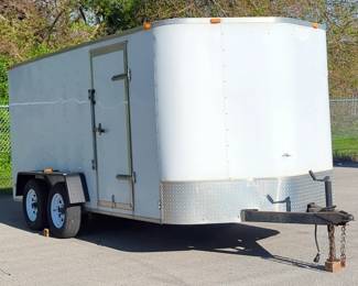 2012 King American, 7' x 14', Enclosed Trailer Requires 2" Ball, Has Title