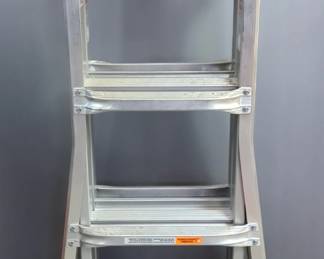 Gorilla Ladders Aluminum Double Sided Step Ladder, Type 1A, With 300Lbs Weight Capacity