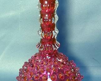 Glass Assortment Including, Glass Cups And Carrying Case, Glass Vase, Floral Plate, And More, Qty 22